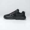 Ohne Project Sneaker Retro Run Triple Black Basa Pėda veganiški batai iš Ispanijos
