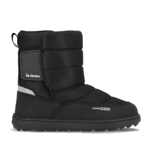 Kid's barefoot snow boots Be Lenka Ailo Junior - All Black