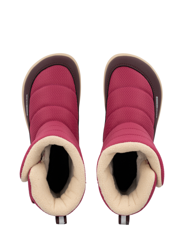 Kid's barefoot snow boots Be Lenka Ailo Junior - Berry - Image 4