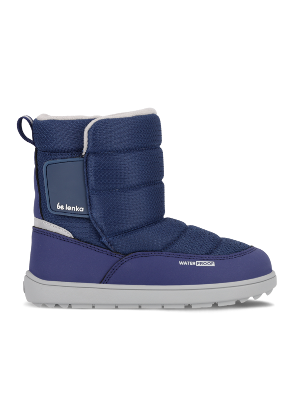Kid's barefoot snow boots Be Lenka Ailo Junior - Dark Blue