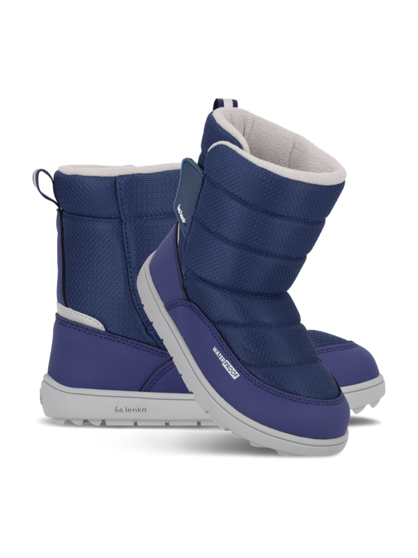 Kid's barefoot snow boots Be Lenka Ailo Junior - Dark Blue - Image 2