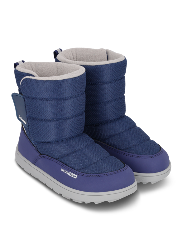 Kid's barefoot snow boots Be Lenka Ailo Junior - Dark Blue - Image 3