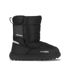 Kid's barefoot snow boots Be Lenka Ailo Preschool - All Black