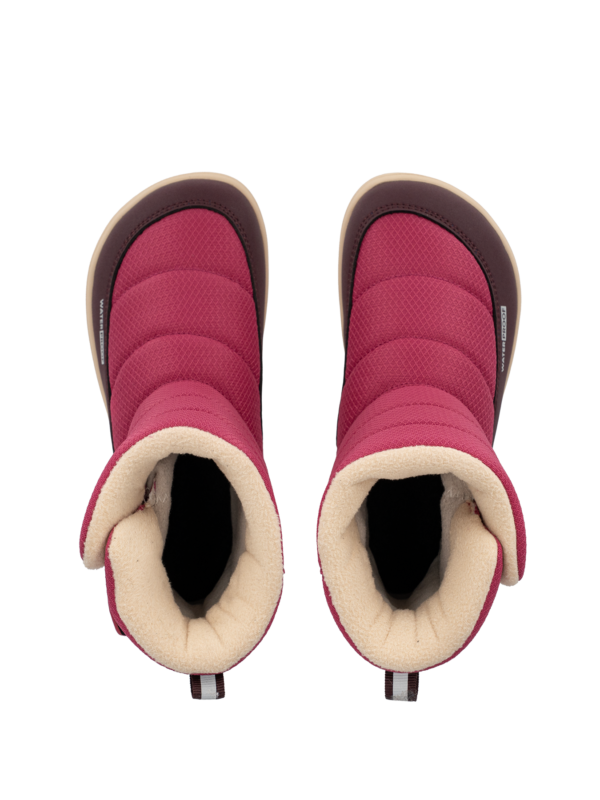 Kid's barefoot snow boots Be Lenka Ailo Preschool - Berry - Image 4