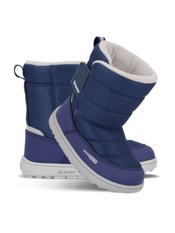Kid's barefoot snow boots Be Lenka Ailo Preschool - Dark Blue - Image 2
