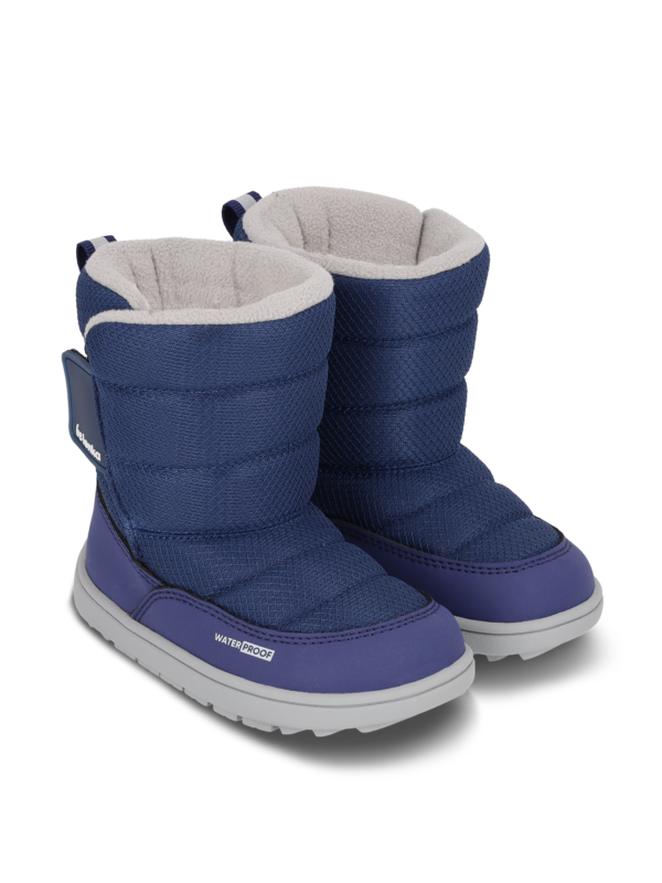 Kid's barefoot snow boots Be Lenka Ailo Preschool - Dark Blue - Image 3