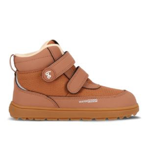 Kids winter barefoot boots Be Lenka Zippu Junior - All Brown