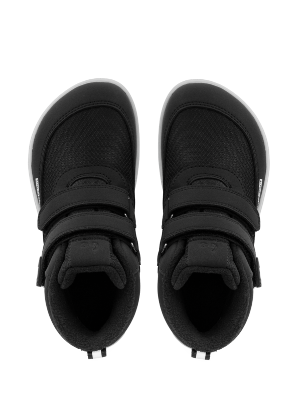 Kids winter barefoot batai Be Lenka Zippu Junior - Black & Grey - Image 4