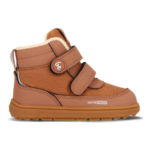 Kids winter barefoot boots Be Lenka Zippu Preschool - All Brown