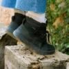 Basa Pėda Barefoot Muris Baltic moteriški auliniai batai juodos spalvos