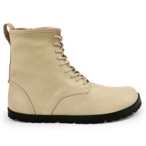 Barefoot boots Lang.S Kombat Cream (Basa Pėda Barefoot fizinė parduotuvė Kaunas)