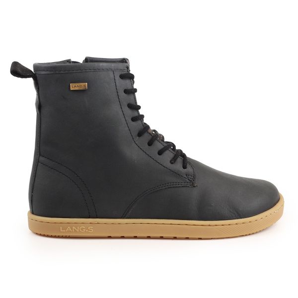 Barefoot Boots Lang.S Den Black (Basa Pėda Barefoot fizinė parduotuvė Kaunas)
