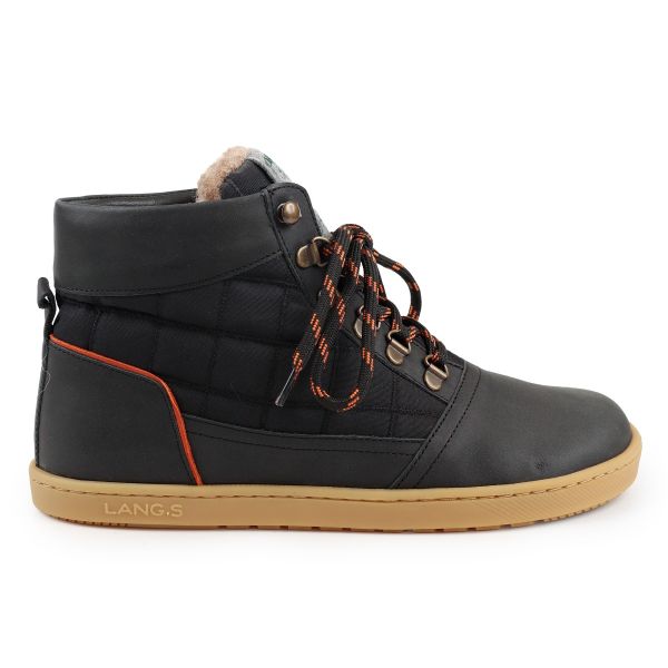 Barefoot boots Lang.S Granite v2 Black (Basa Pėda Barefoot fizinė parduotuvė Kaunas)