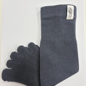 Pilkos ilgos pirštuotos Basa Pėda kojinės