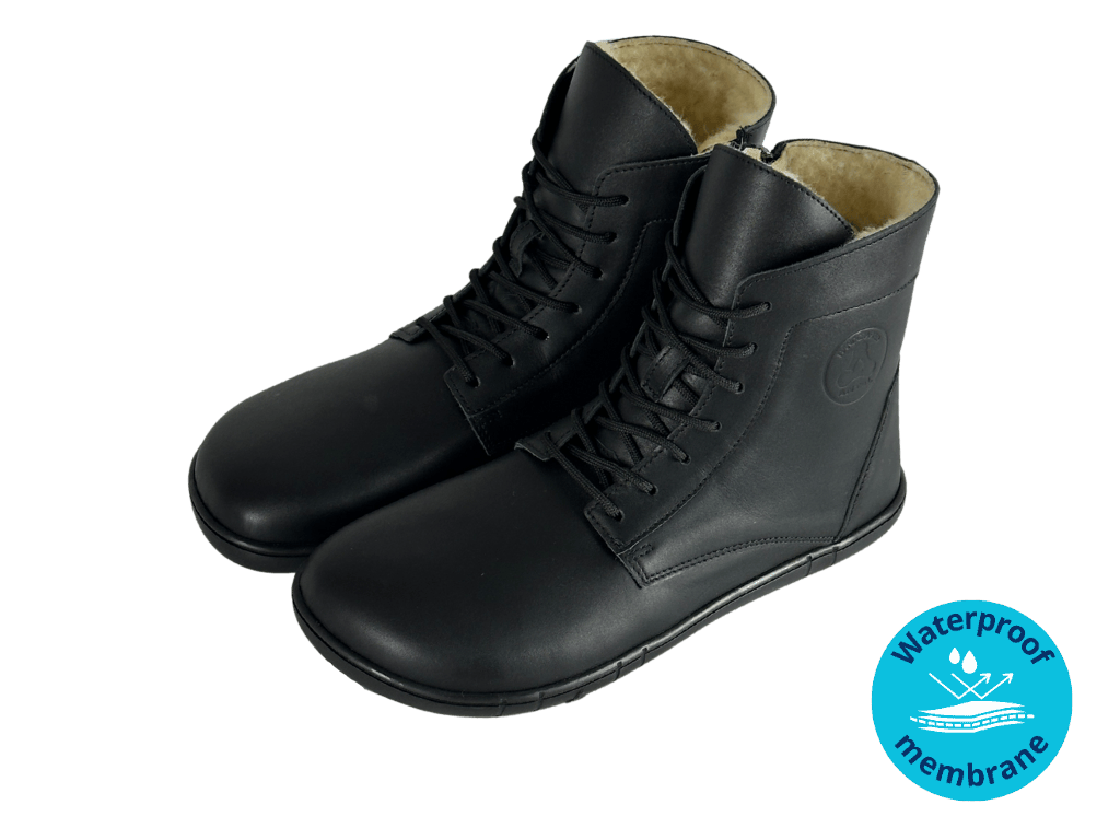Antal Barefoot Boots Venero Black Winter