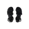 Ahinsa barefoot sandal juodos basutės iš viršaus