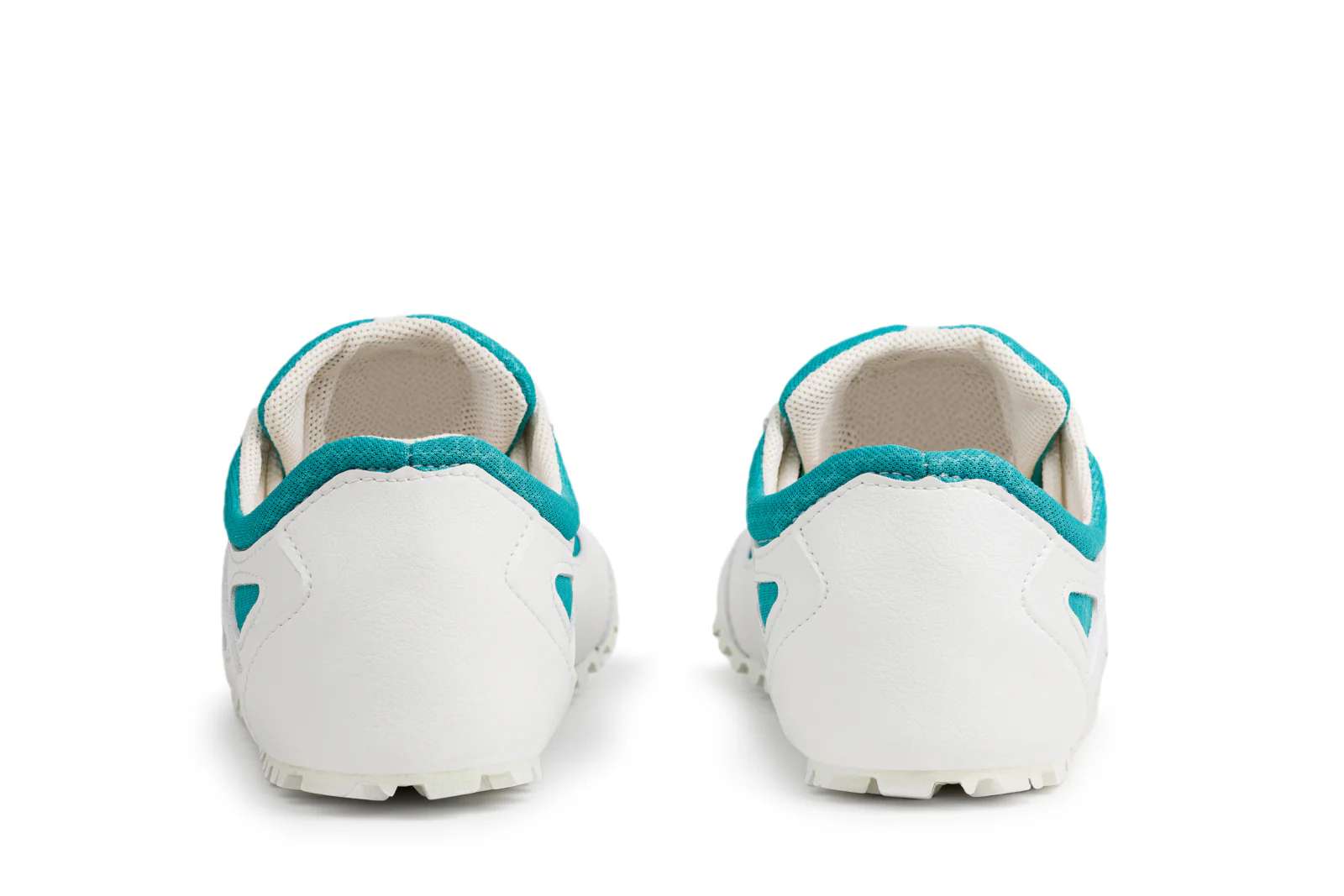 Ahinsa Shoes Chitra Trek and Trail barefoot white-blue sneakers - Image 5