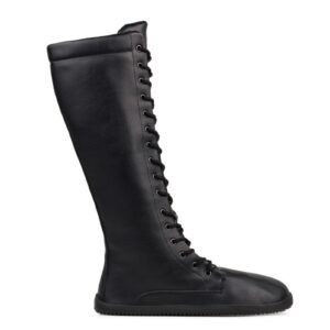 Ahinsa Shoes Barefoot Womens Jaya Tall - Black