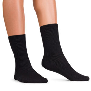 Ahinsa Shoes Socks thermo black