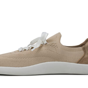 Ahinsa Shoes Barefoot Knit Sneakers Softy Beige