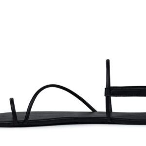 Ahinsa Shoes Womens Hava 2.0 barefoot black sandals