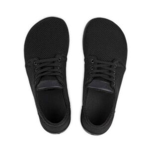 Ahinsa Shoes Airnet barefookt sneakers - black