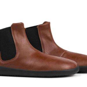 Ahinsa Shoes Barefoot Womens Chelsea 2.0 - Brown
