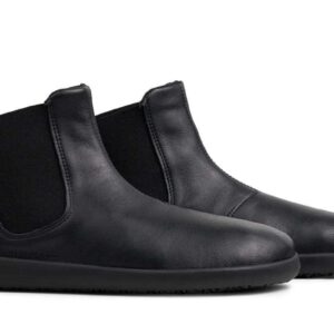 Ahinsa Shoes Barefoot Womens Chelsea 2.0 - Black
