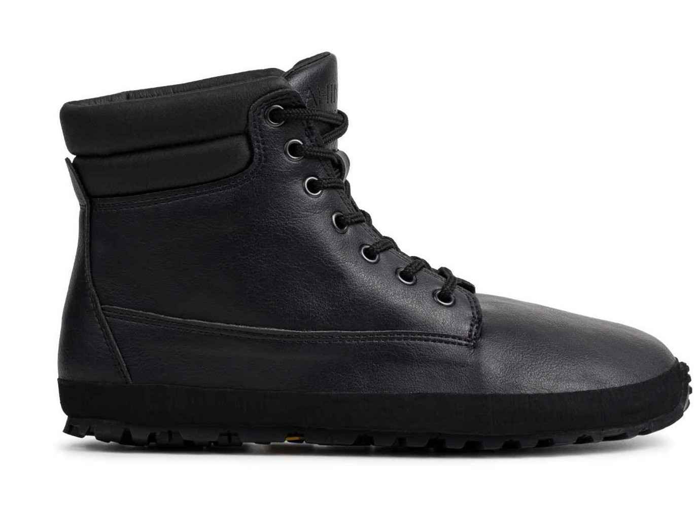 Ahinsa Shoes Shuma Fall/Winter barefoot Boots- Black