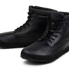 Ahinsa Shoes Shuma Fall/Winter barefoot Boots- Black