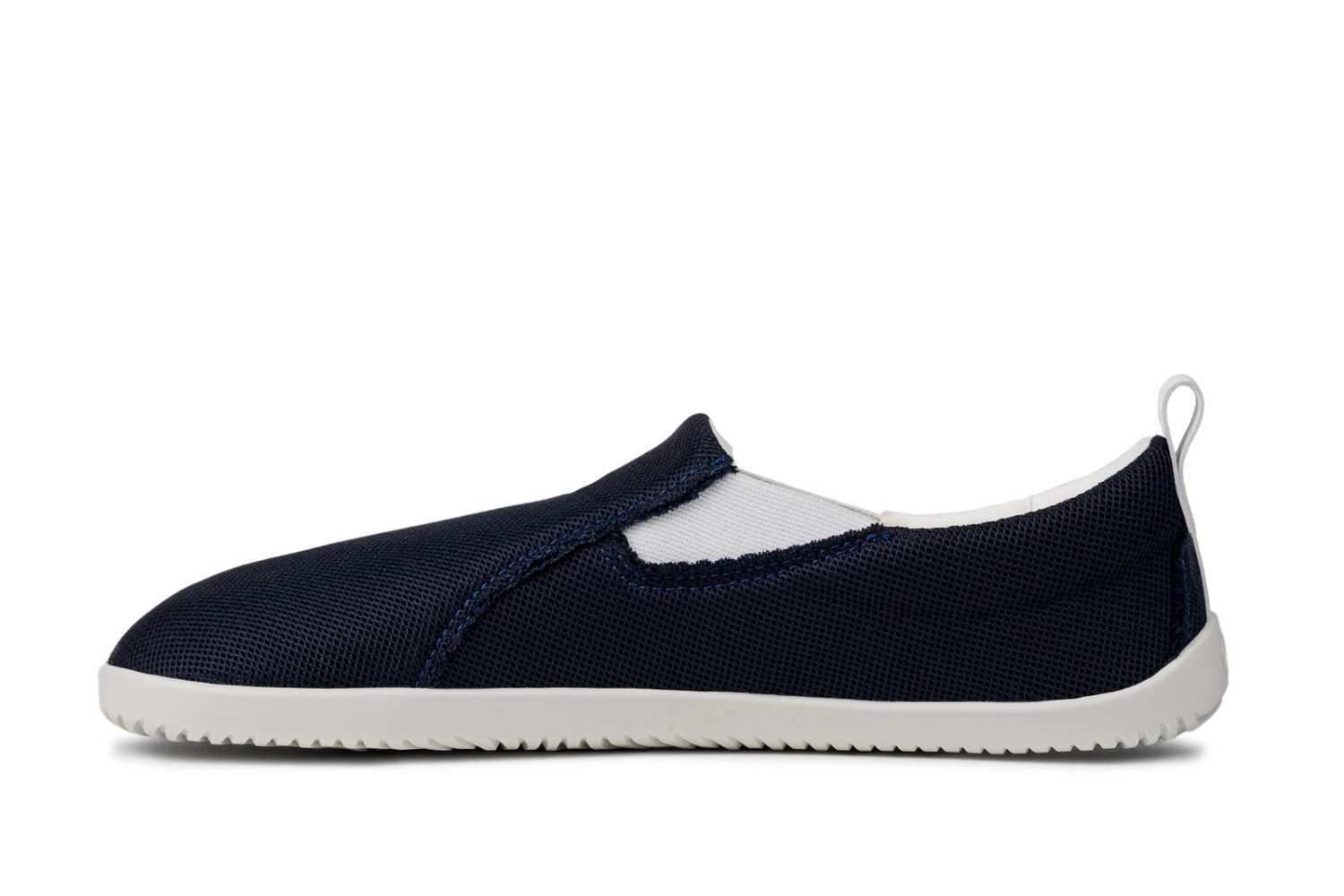 Ahinsa Shoes Slip-on xWide Barefoot sneakers navy-blue mesh