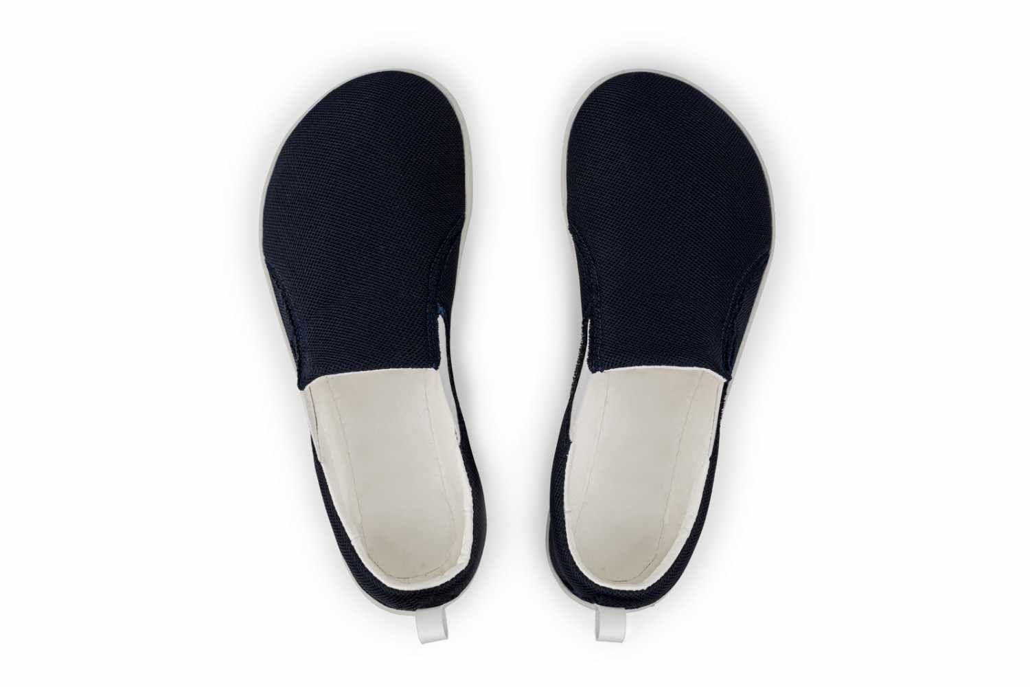 Ahinsa Shoes Slip-on xWide Barefoot sneakers navy-blue mesh