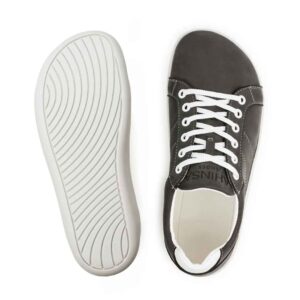 Ahinsa Shoes Barefoot Sneakers Pura - Grey Nubuk