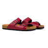 Ahinsa red sandals