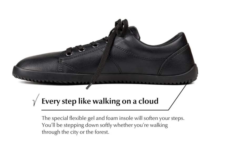 Ahinsa Shoes Vida Ultra Comfort black sneakers - Image 2