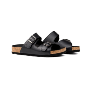 Ahinsa black sandals
