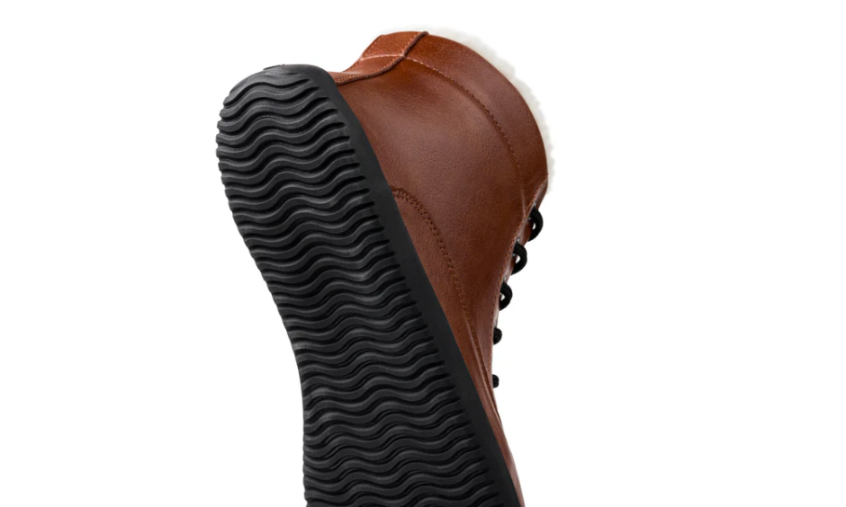 Ahinsa Shoes Sundara Winter Ankle Ultra Comfort Light Brown padas