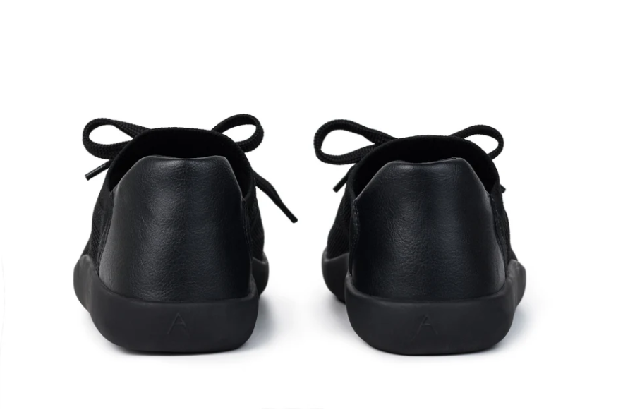 Ahinsa Shoes Comfort Knit Sneakers Softy Black - Image 6