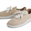 Ahinsa Shoes Comfort Knit Sneakers Softy Beige abu iš šono
