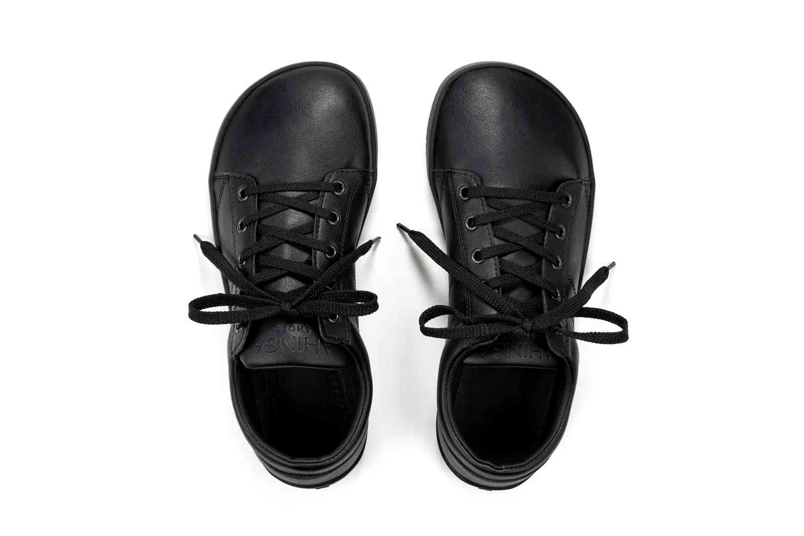 Ahinsa Shoes Vida barefoot black sneakers