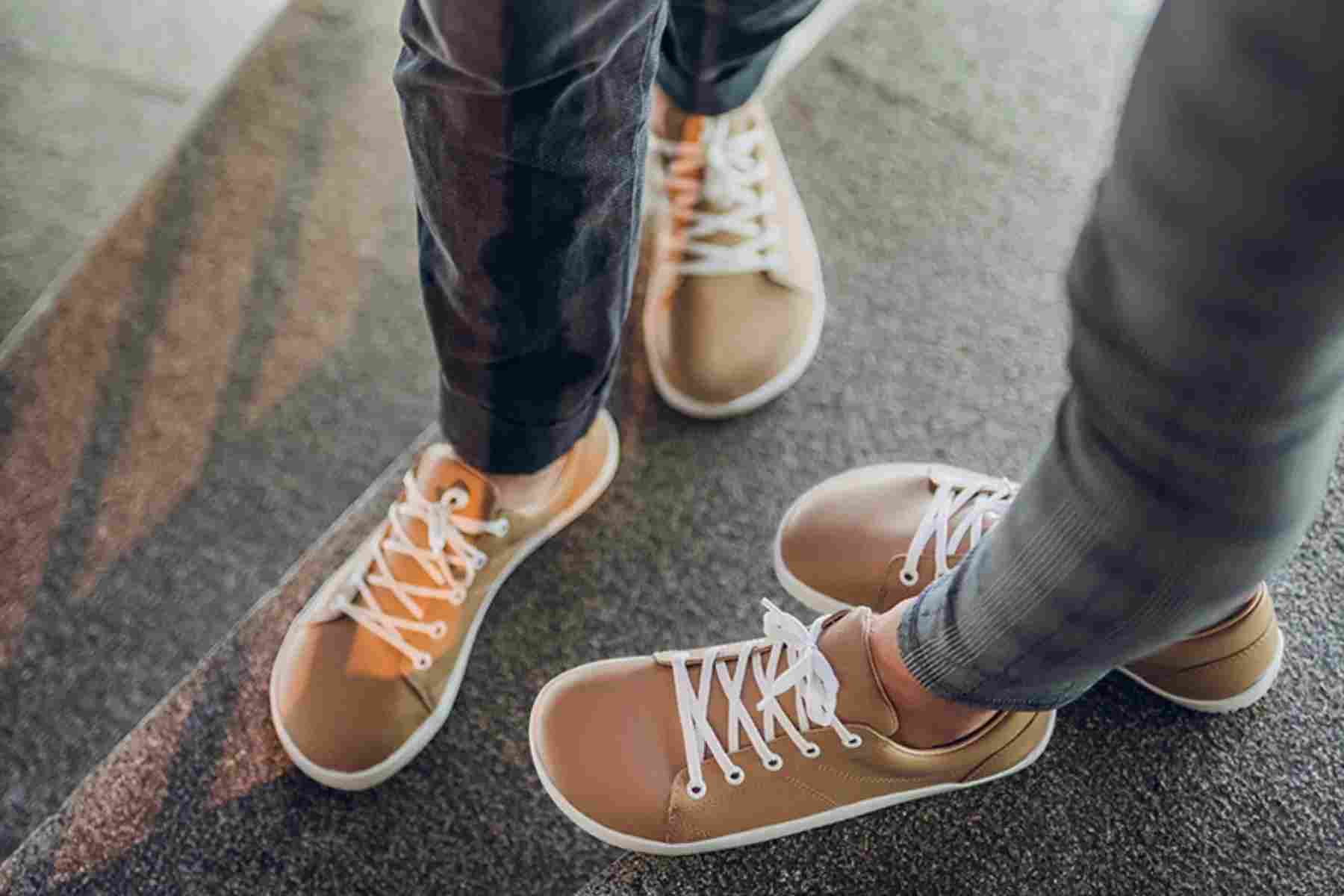 Ahinsa Shoes Vida barefoot beige sneakers - Image 5