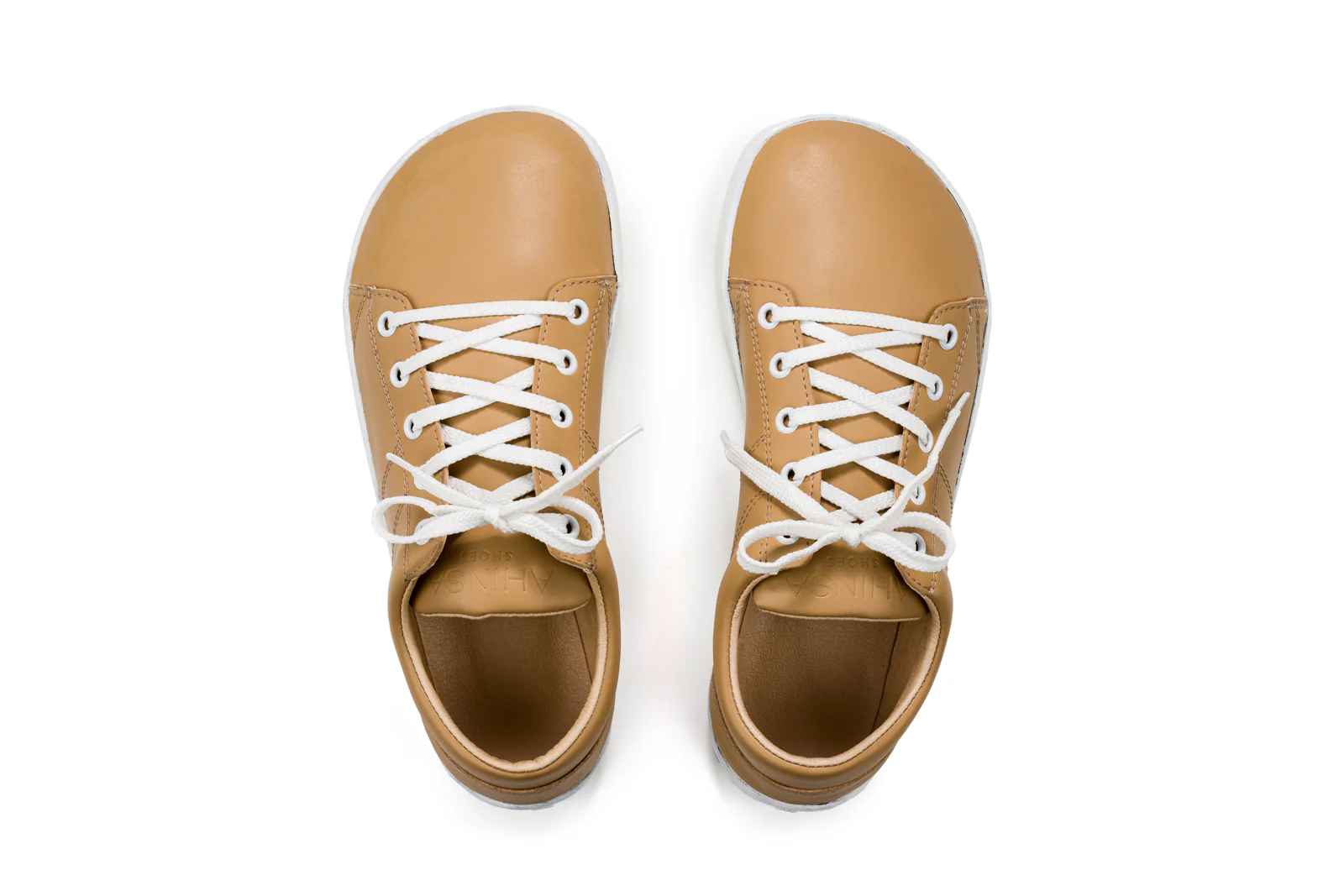 Ahinsa Shoes Vida barefoot beige sneakers