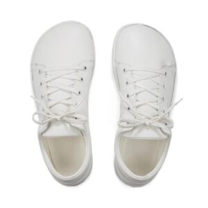 Ahinsa Shoes Vida barefoot white sneakers
