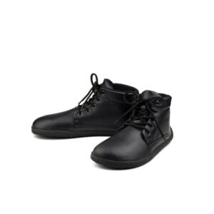 Ahinsa Shoes Sundara Ankle Bare Black