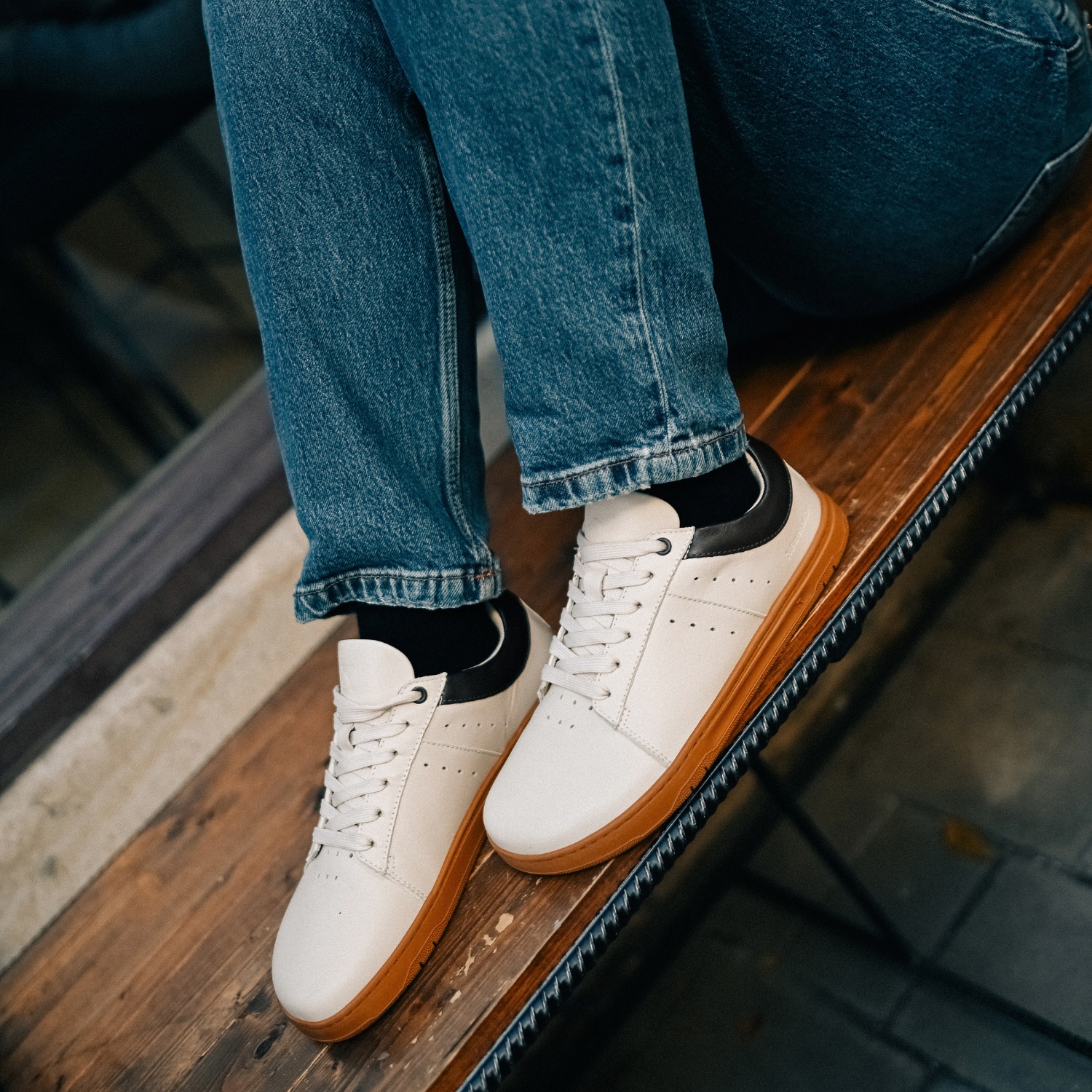 Barefoot Sneakers Barebarics Enigma - Ivory - Image 3