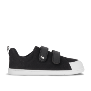 Kids barefoot sneakers Be Lenka Canvi Preschool - Black & White