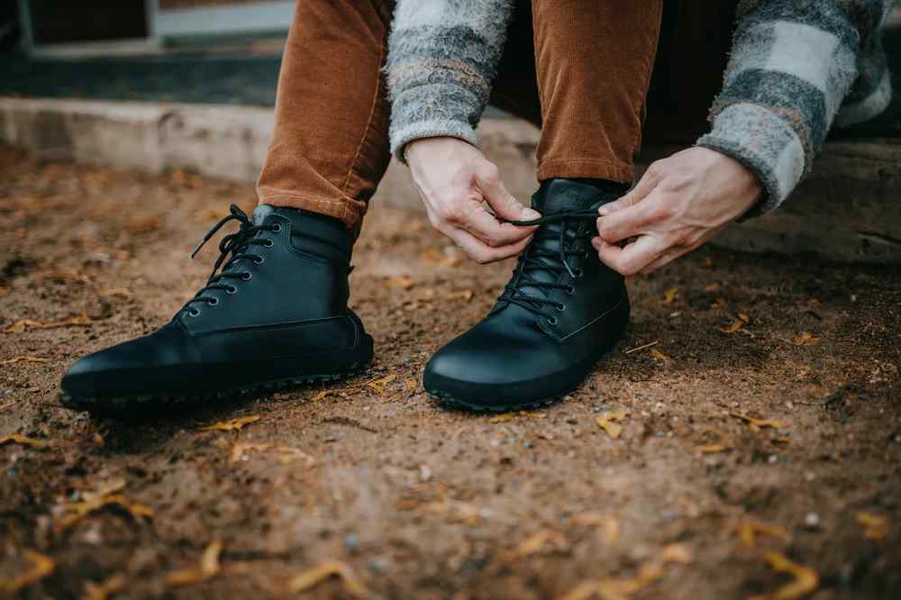 Ahinsa Shoes Winter Barefoot Shuma Winter - Black - Image 7