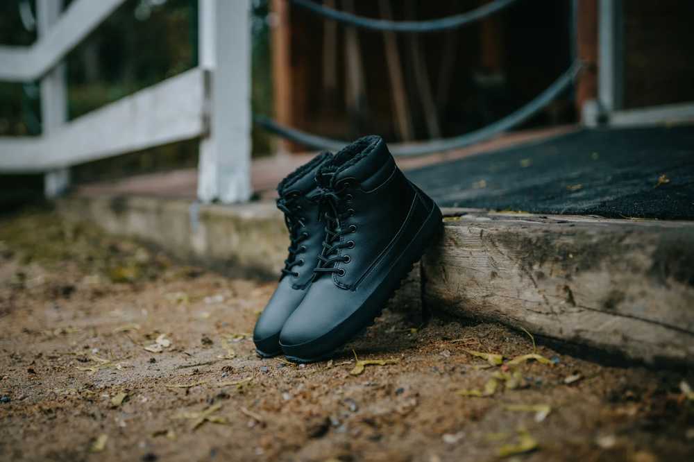 Ahinsa Shoes Winter Barefoot Shuma Winter - Black - Image 4