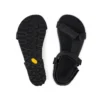 Ahinsa barefoot trekové sandály ADVENTURE XWIDE BLACK