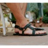 Ahinsa barefoot trekové sandály ADVENTURE XWIDE BLACK